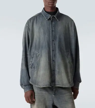 Balenciaga Denim overshirt | Thumbnail 7 Balenciaga Denim overshirt | Thumbnail 7