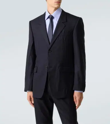 Balenciaga Pinstripe wool blazer | Thumbnail 4 Balenciaga Pinstripe wool blazer | Thumbnail 4