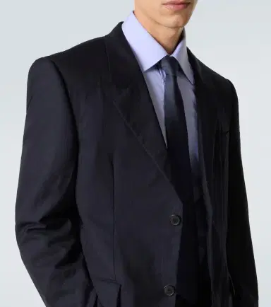 Balenciaga Pinstripe wool blazer | Thumbnail 7 Balenciaga Pinstripe wool blazer | Thumbnail 7