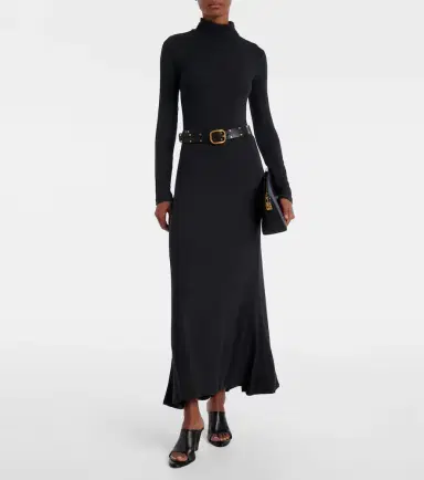 Staud Vanya turtleneck jersey maxi dress | Thumbnail 4 Staud Vanya turtleneck jersey maxi dress | Thumbnail 4