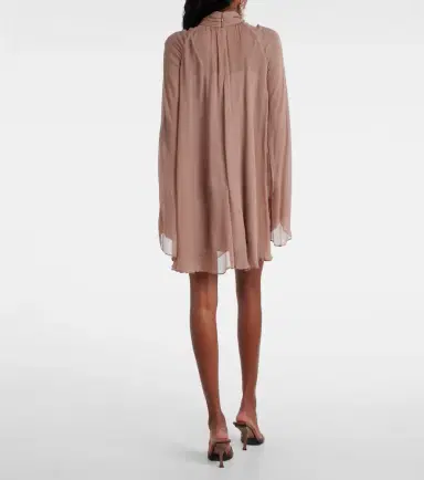 Staud Esther chiffon minidress | Thumbnail 4 Staud Esther chiffon minidress | Thumbnail 4