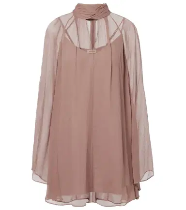 Staud Esther chiffon minidress | Thumbnail 1 Staud Esther chiffon minidress | Thumbnail 1