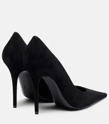 Amina Muaddi Barbara 105 suede pumps | Thumbnail 2 Amina Muaddi Barbara 105 suede pumps | Thumbnail 2