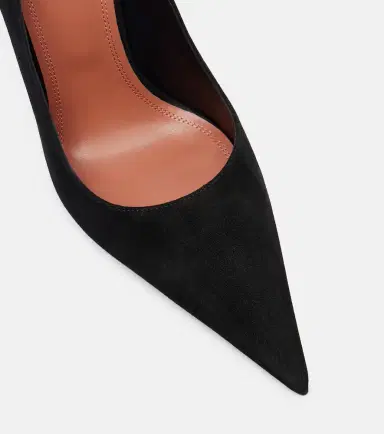 Amina Muaddi Barbara 105 suede pumps | Thumbnail 3 Amina Muaddi Barbara 105 suede pumps | Thumbnail 3