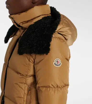 Moncler Castelnou teddy-trimmed down jacket | Thumbnail 2 Moncler Castelnou teddy-trimmed down jacket | Thumbnail 2