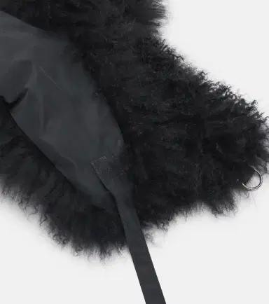 Yves Salomon Shearling-trimmed down hat | Thumbnail 3 Yves Salomon Shearling-trimmed down hat | Thumbnail 3