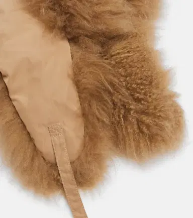 Yves Salomon Shearling-trimmed down hat | Thumbnail 3 Yves Salomon Shearling-trimmed down hat | Thumbnail 3
