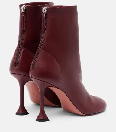 Amina Muaddi Iris 95 leather ankle boots | Thumbnail 2 Amina Muaddi Iris 95 leather ankle boots | Thumbnail 2