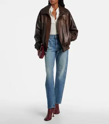 Amina Muaddi Iris 95 leather ankle boots | Thumbnail 5 Amina Muaddi Iris 95 leather ankle boots | Thumbnail 5