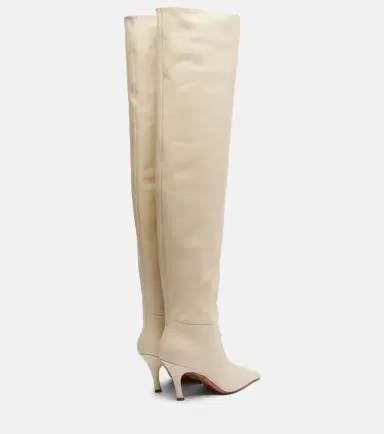 Amina Muaddi Jamie 80 leather over-the-knee boots | Thumbnail 4 Amina Muaddi Jamie 80 leather over-the-knee boots | Thumbnail 4