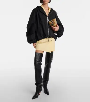 Amina Muaddi Jamie 80 leather over-the-knee boots | Thumbnail 5 Amina Muaddi Jamie 80 leather over-the-knee boots | Thumbnail 5
