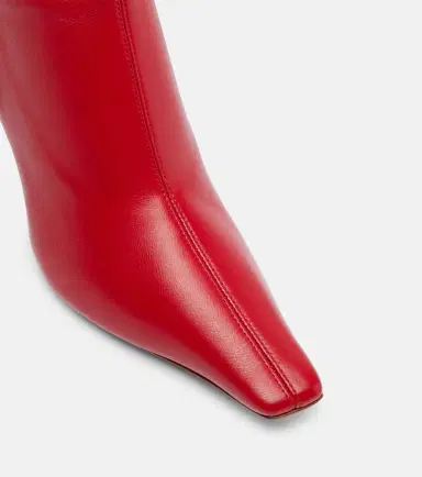 Amina Muaddi Jamie 80 leather ankle boots | Thumbnail 2 Amina Muaddi Jamie 80 leather ankle boots | Thumbnail 2