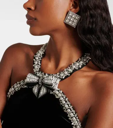 Jennifer Behr Camilla crystal-embellished earrings | Thumbnail 5 Jennifer Behr Camilla crystal-embellished earrings | Thumbnail 5