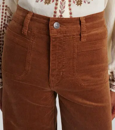 Frame Le Slim Palazzo cotton corduroy wide-leg pants | Thumbnail 6 Frame Le Slim Palazzo cotton corduroy wide-leg pants | Thumbnail 6