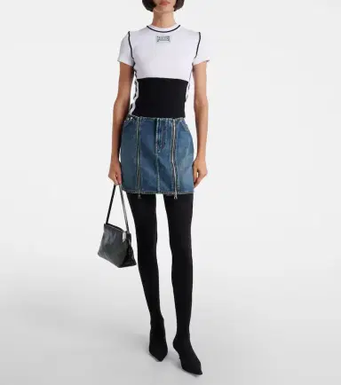 Jean Paul Gaultier Denim miniskirt | Thumbnail 3 Jean Paul Gaultier Denim miniskirt | Thumbnail 3