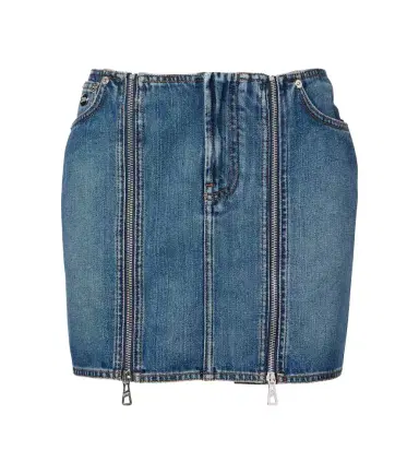 Jean Paul Gaultier Denim miniskirt | Thumbnail 1 Jean Paul Gaultier Denim miniskirt | Thumbnail 1