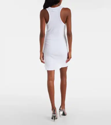 Jean Paul Gaultier Ribbed-knit cotton jersey minidress | Thumbnail 5 Jean Paul Gaultier Ribbed-knit cotton jersey minidress | Thumbnail 5