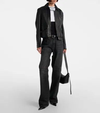 Jean Paul Gaultier Cutout mid-rise wide-leg jeans | Thumbnail 3 Jean Paul Gaultier Cutout mid-rise wide-leg jeans | Thumbnail 3