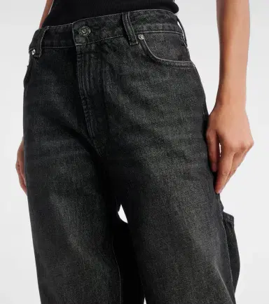 Jean Paul Gaultier Cutout mid-rise wide-leg jeans | Thumbnail 5 Jean Paul Gaultier Cutout mid-rise wide-leg jeans | Thumbnail 5