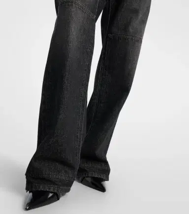 Jean Paul Gaultier Cutout mid-rise wide-leg jeans | Thumbnail 7 Jean Paul Gaultier Cutout mid-rise wide-leg jeans | Thumbnail 7