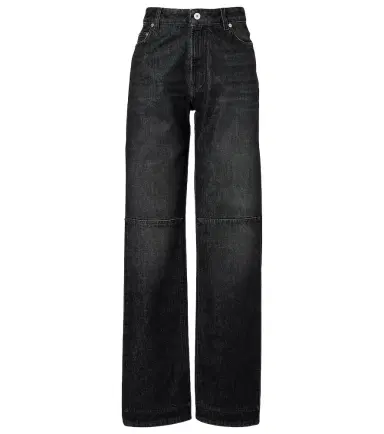 Jean Paul Gaultier Cutout mid-rise wide-leg jeans | Thumbnail 1 Jean Paul Gaultier Cutout mid-rise wide-leg jeans | Thumbnail 1
