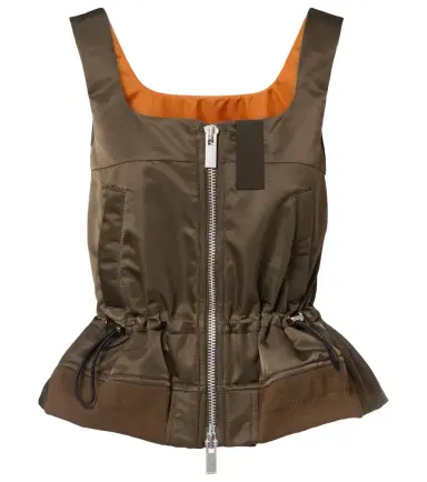 Sacai Technical zip-up tank top | Thumbnail 1 Sacai Technical zip-up tank top | Thumbnail 1