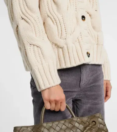 Bottega Veneta Cable-knit wool cardigan | Thumbnail 3 Bottega Veneta Cable-knit wool cardigan | Thumbnail 3