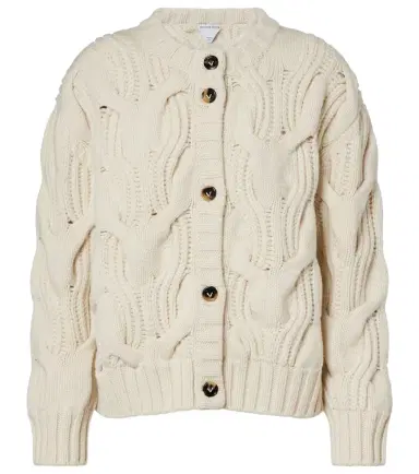 Bottega Veneta Cable-knit wool cardigan | Thumbnail 1 Bottega Veneta Cable-knit wool cardigan | Thumbnail 1