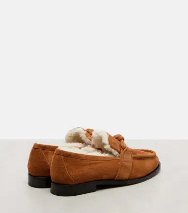 Bottega Veneta Astaire shearling-lined suede loafers | Thumbnail 4 Bottega Veneta Astaire shearling-lined suede loafers | Thumbnail 4