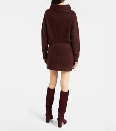 Dorothee Schumacher Fluffy Statement wool-blend miniskirt | Thumbnail 3 Dorothee Schumacher Fluffy Statement wool-blend miniskirt | Thumbnail 3