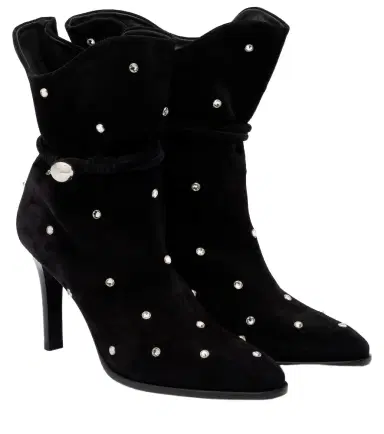Isabel Marant Lolya 90 embellished suede ankle boots | Thumbnail 1 Isabel Marant Lolya 90 embellished suede ankle boots | Thumbnail 1
