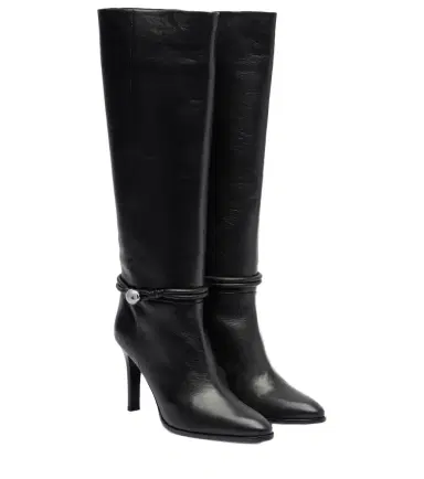 Isabel Marant Ieva Button 90 leather knee-high boots | Thumbnail 1 Isabel Marant Ieva Button 90 leather knee-high boots | Thumbnail 1