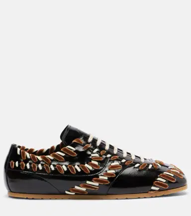 Dries Van Noten Leather sneakers | Thumbnail 3 Dries Van Noten Leather sneakers | Thumbnail 3