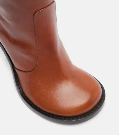 Dries Van Noten 90 leather knee-high boots | Thumbnail 4 Dries Van Noten 90 leather knee-high boots | Thumbnail 4