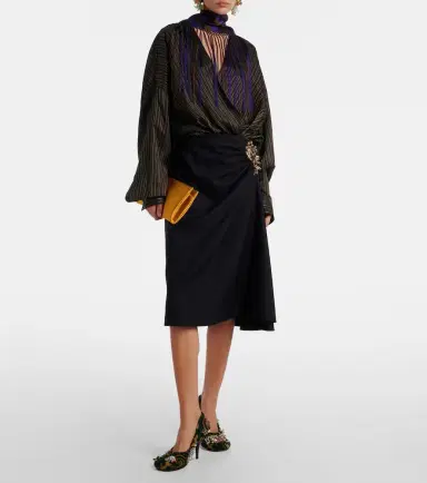 Dries Van Noten Embellished jacquard pumps | Thumbnail 5 Dries Van Noten Embellished jacquard pumps | Thumbnail 5