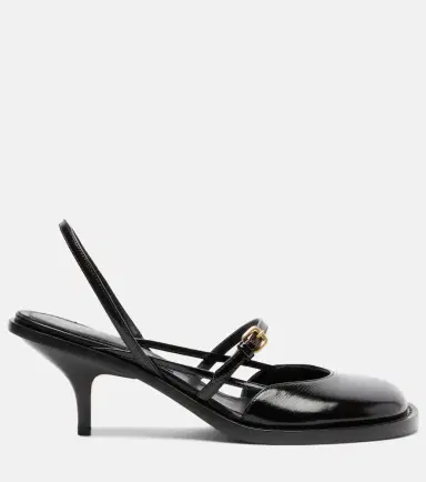 Dries Van Noten Leather slingback pumps | Thumbnail 2 Dries Van Noten Leather slingback pumps | Thumbnail 2