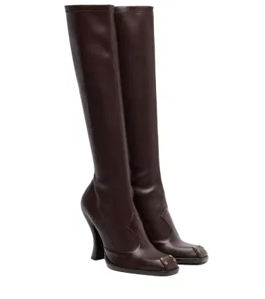 Etro Studded leather knee-high boots | Thumbnail 1 Etro Studded leather knee-high boots | Thumbnail 1