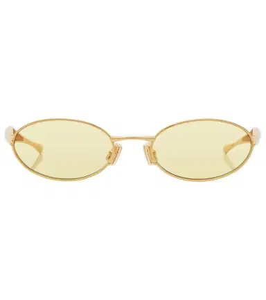 Bottega Veneta Sardine oval sunglasses | Thumbnail 1 Bottega Veneta Sardine oval sunglasses | Thumbnail 1