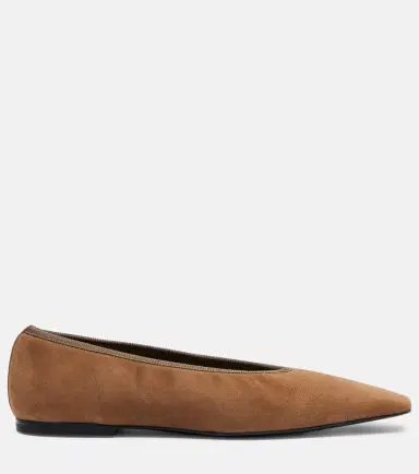 Toteme Suede ballet flats | Thumbnail 4 Toteme Suede ballet flats | Thumbnail 4
