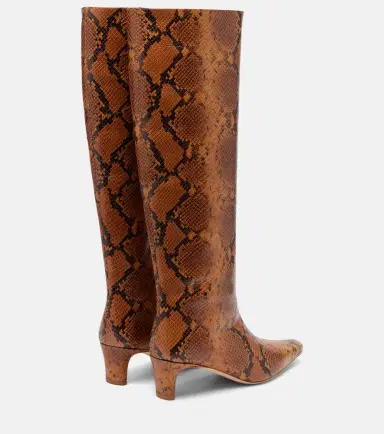 Staud Wally snake-effect leather knee-high boots | Thumbnail 4 Staud Wally snake-effect leather knee-high boots | Thumbnail 4
