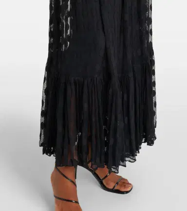 Ulla Johnson Soraya polka-dot tie-neck mesh maxi dress | Thumbnail 5 Ulla Johnson Soraya polka-dot tie-neck mesh maxi dress | Thumbnail 5