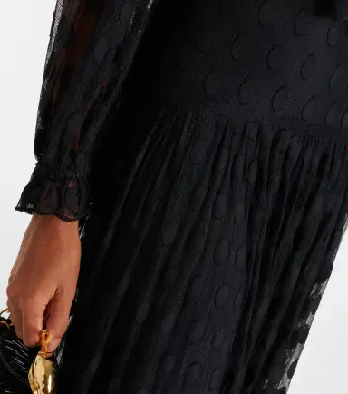 Ulla Johnson Soraya polka-dot tie-neck mesh maxi dress | Thumbnail 6 Ulla Johnson Soraya polka-dot tie-neck mesh maxi dress | Thumbnail 6