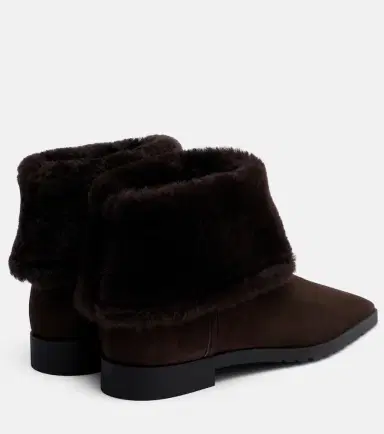 TOTEME Shearling-lined suede ankle boots | Thumbnail 2 TOTEME Shearling-lined suede ankle boots | Thumbnail 2