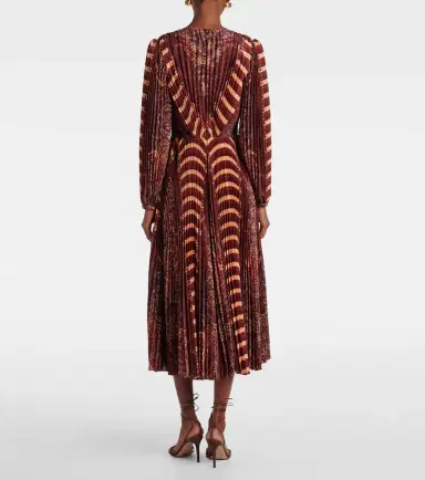 Ulla Johnson Sarai pleated midi dress | Thumbnail 5 Ulla Johnson Sarai pleated midi dress | Thumbnail 5