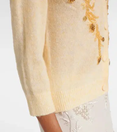 Jacques Wei Beaded alpaca and wool-blend cardigan | Thumbnail 4 Jacques Wei Beaded alpaca and wool-blend cardigan | Thumbnail 4