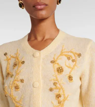 Jacques Wei Beaded alpaca and wool-blend cardigan | Thumbnail 6 Jacques Wei Beaded alpaca and wool-blend cardigan | Thumbnail 6