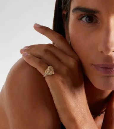 Kamyen 18kt gold pinky ring with diamonds | Thumbnail 2 Kamyen 18kt gold pinky ring with diamonds | Thumbnail 2