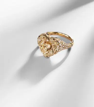 Kamyen 18kt gold pinky ring with diamonds | Thumbnail 5 Kamyen 18kt gold pinky ring with diamonds | Thumbnail 5