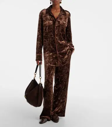 Xu Zhi Velvet straight pants | Thumbnail 4 Xu Zhi Velvet straight pants | Thumbnail 4