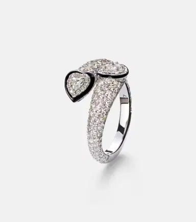 Kamyen Double Crush 18kt white gold ring with diamonds | Thumbnail 2 Kamyen Double Crush 18kt white gold ring with diamonds | Thumbnail 2